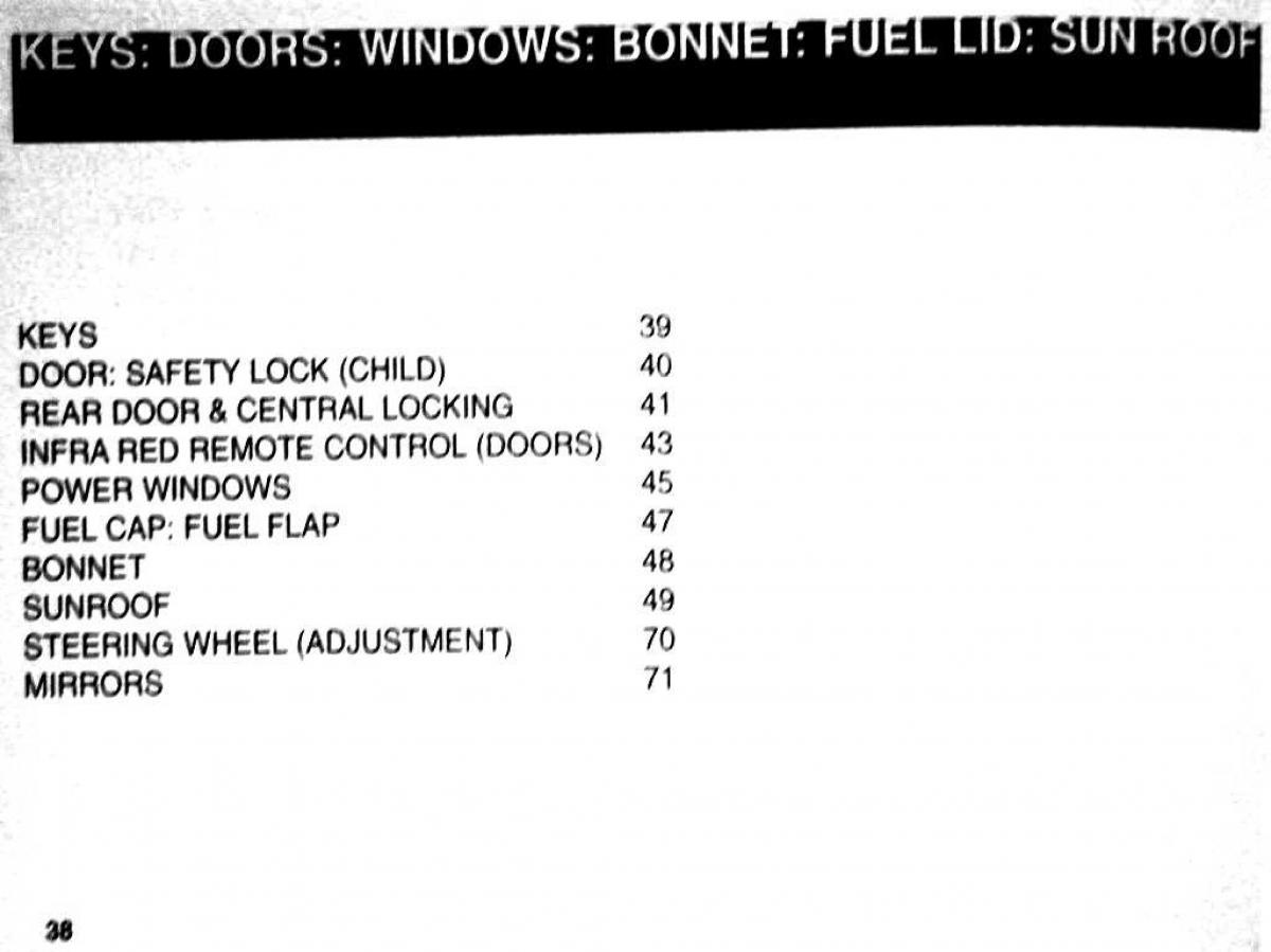 Mitsubishi Pajero II 2 owners manual / page 38