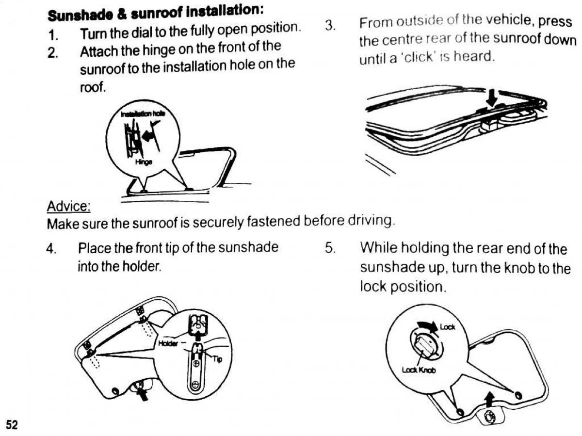 Mitsubishi Pajero II 2 owners manual / page 52