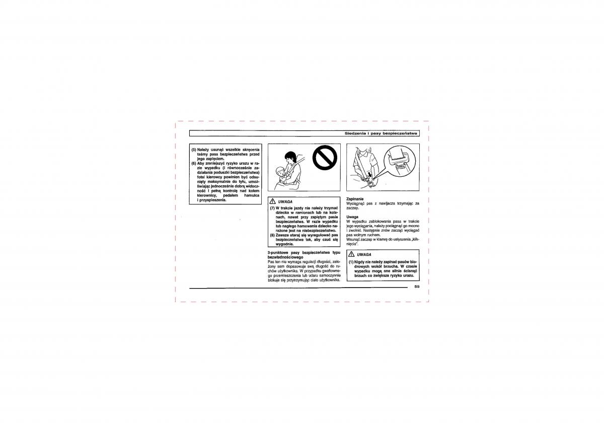 Mitsubishi Pajero III 3 instrukcja obslugi / page 55