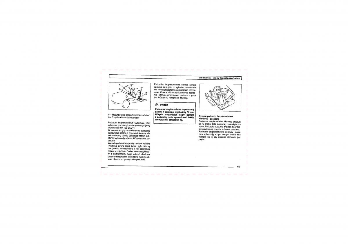 Mitsubishi Pajero III 3 instrukcja obslugi / page 69