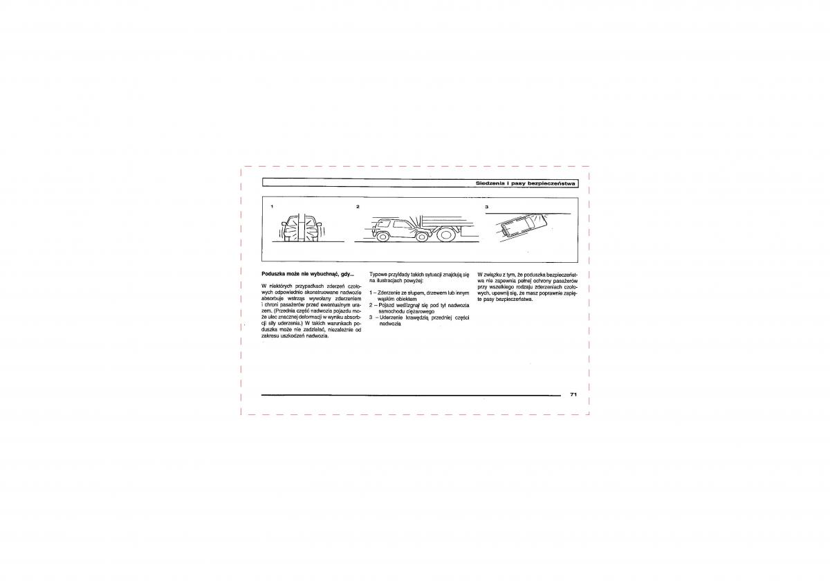 Mitsubishi Pajero III 3 instrukcja obslugi / page 71