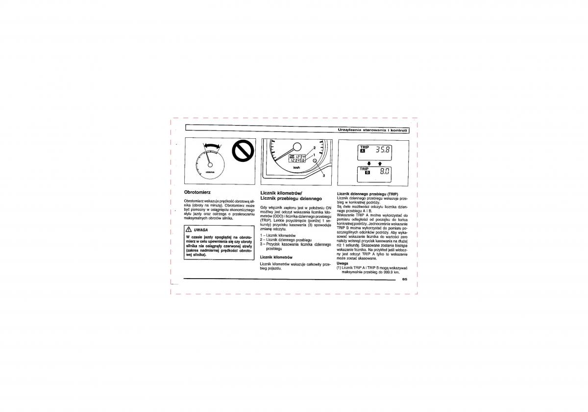 Mitsubishi Pajero III 3 instrukcja obslugi / page 85