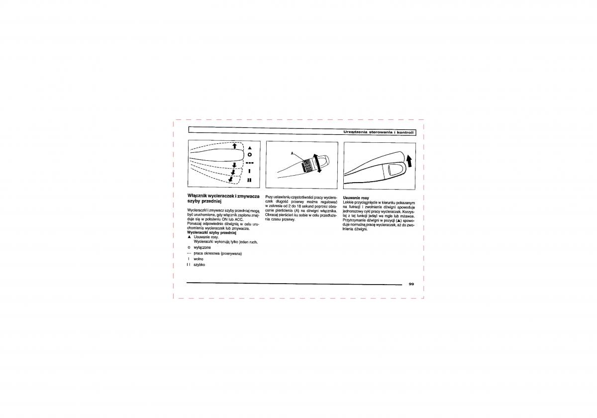 Mitsubishi Pajero III 3 instrukcja obslugi / page 99