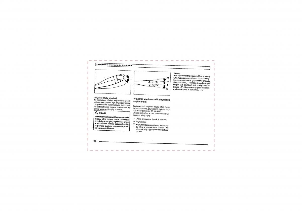 Mitsubishi Pajero III 3 instrukcja obslugi / page 100