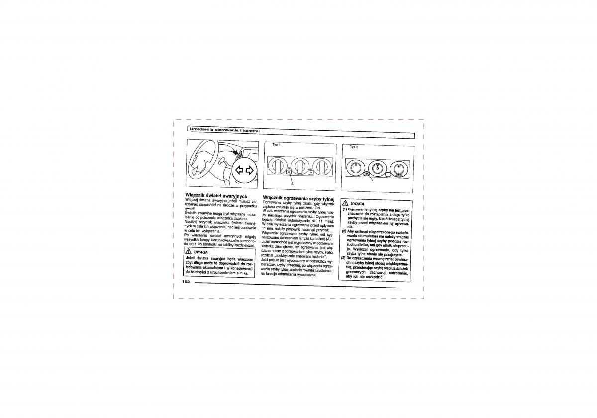 Mitsubishi Pajero III 3 instrukcja obslugi / page 102