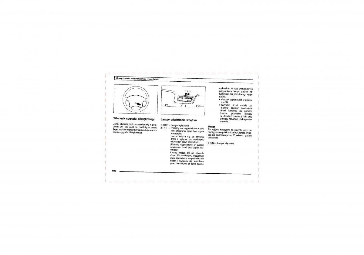 Mitsubishi Pajero III 3 instrukcja obslugi / page 106