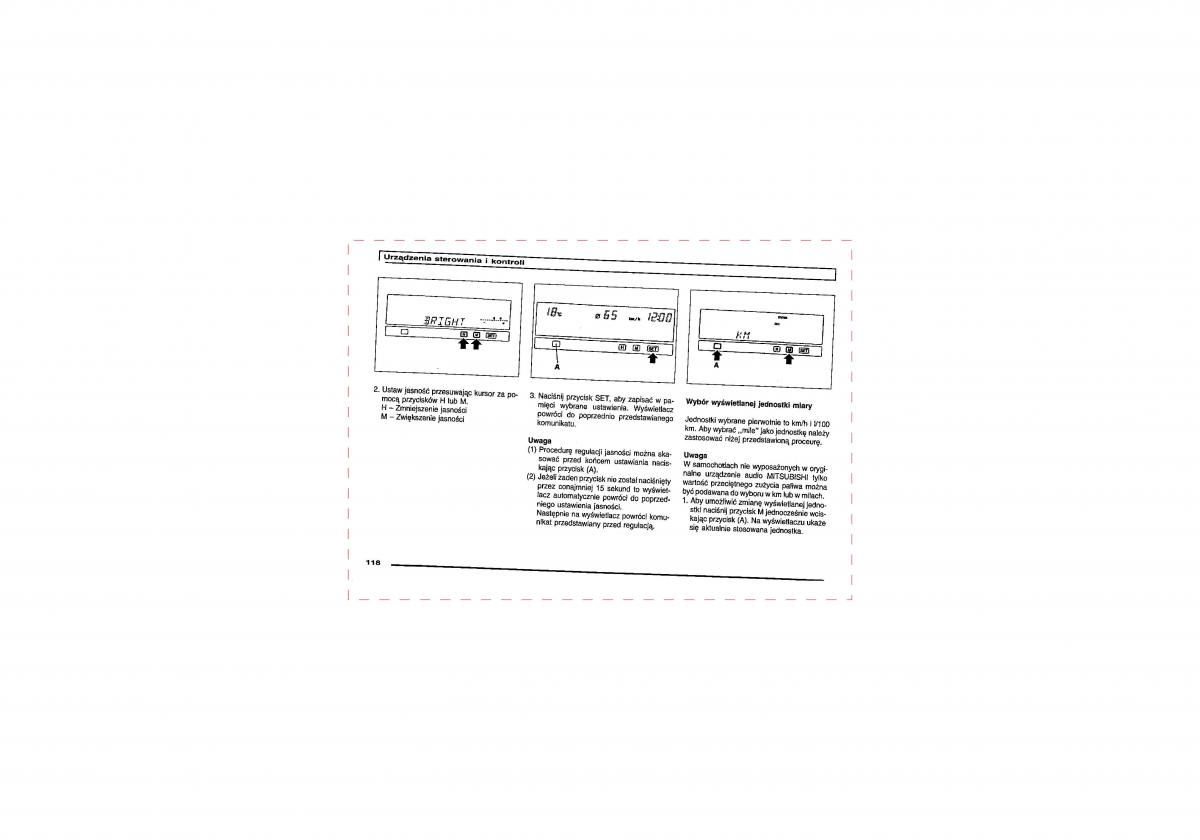 Mitsubishi Pajero III 3 instrukcja obslugi / page 118