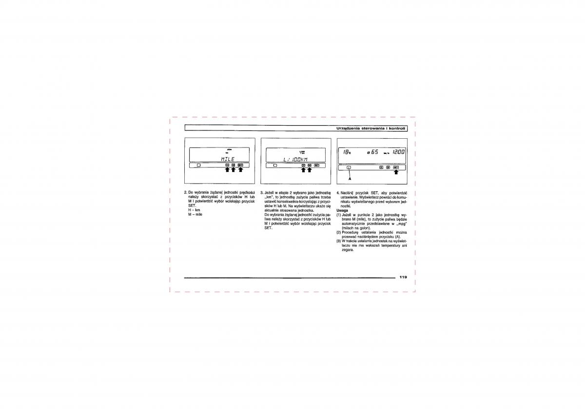 Mitsubishi Pajero III 3 instrukcja obslugi / page 119