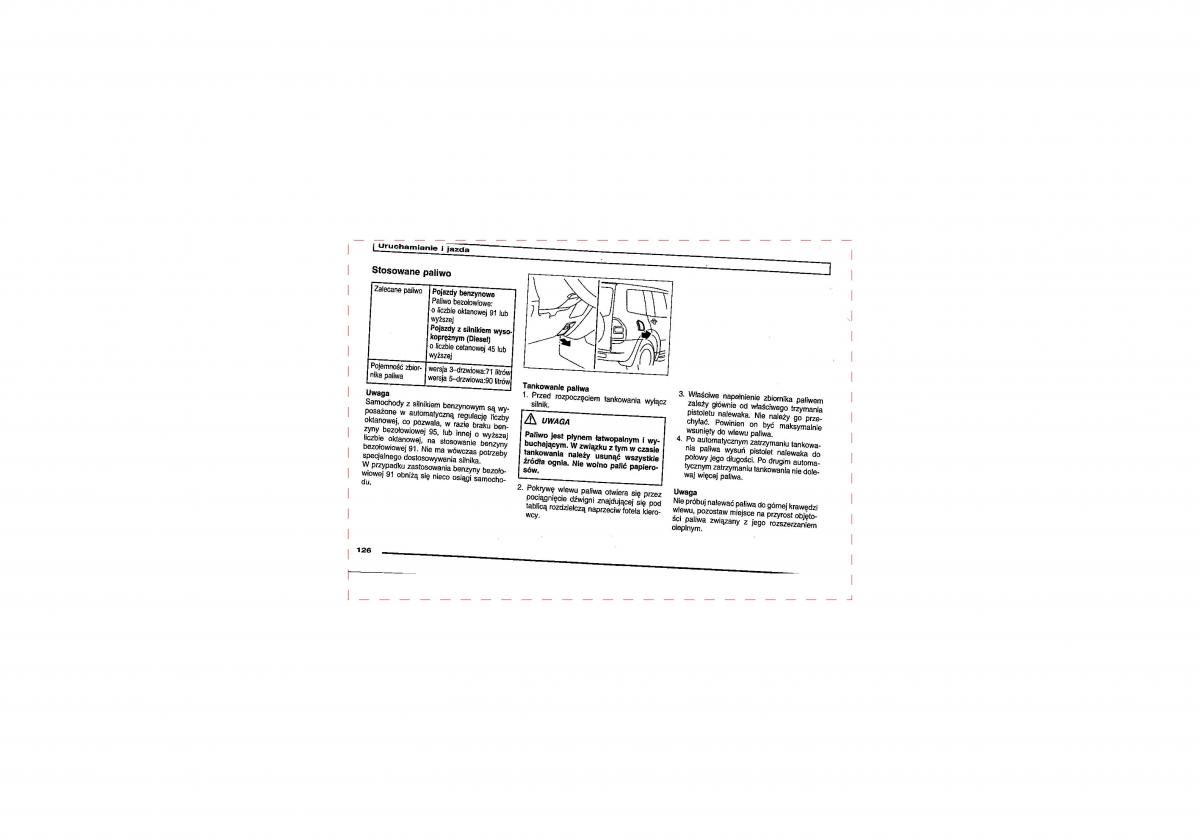 Mitsubishi Pajero III 3 instrukcja obslugi / page 126