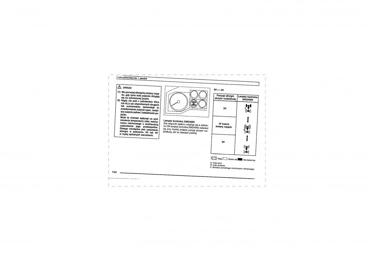 Mitsubishi Pajero III 3 instrukcja obslugi / page 152