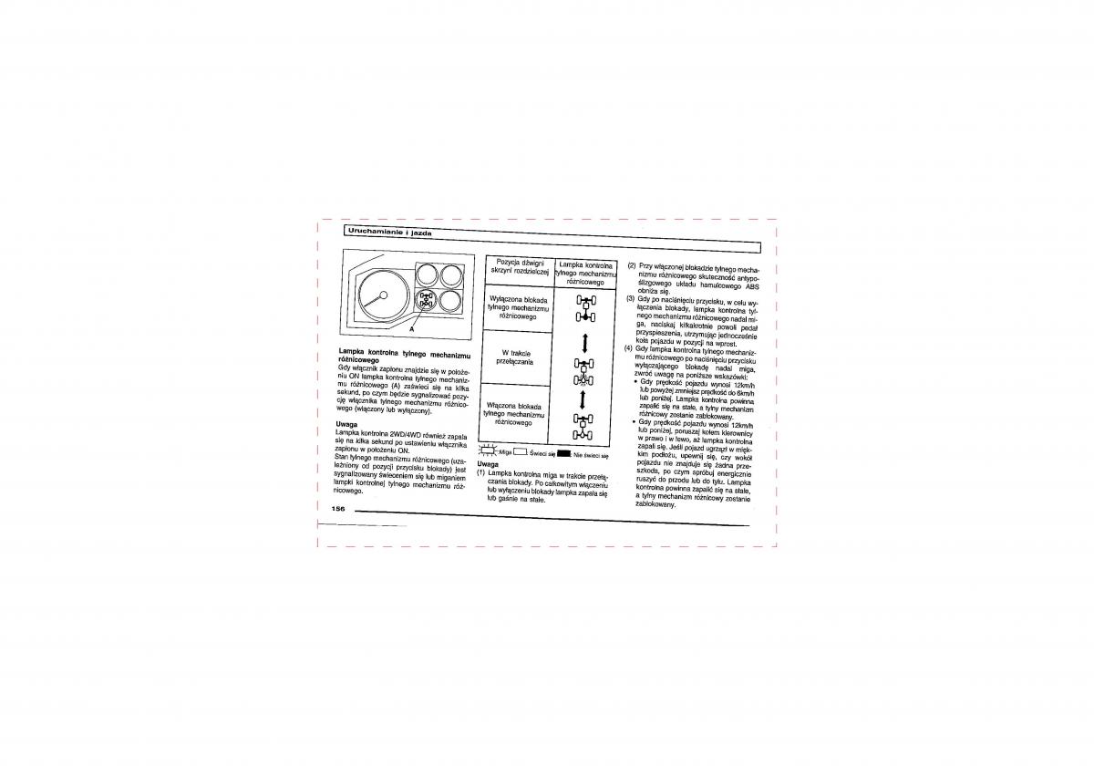 Mitsubishi Pajero III 3 instrukcja obslugi / page 156