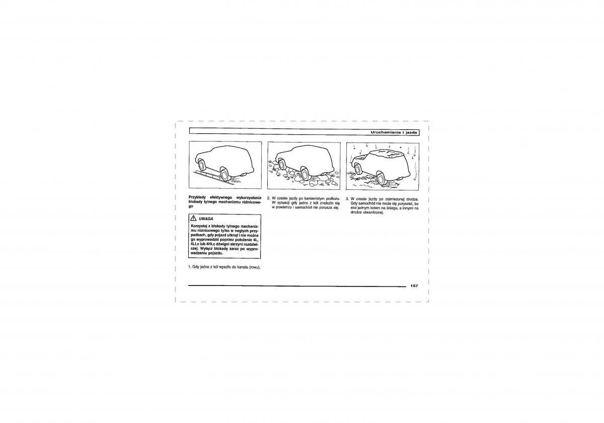 Mitsubishi Pajero III 3 instrukcja obslugi / page 157