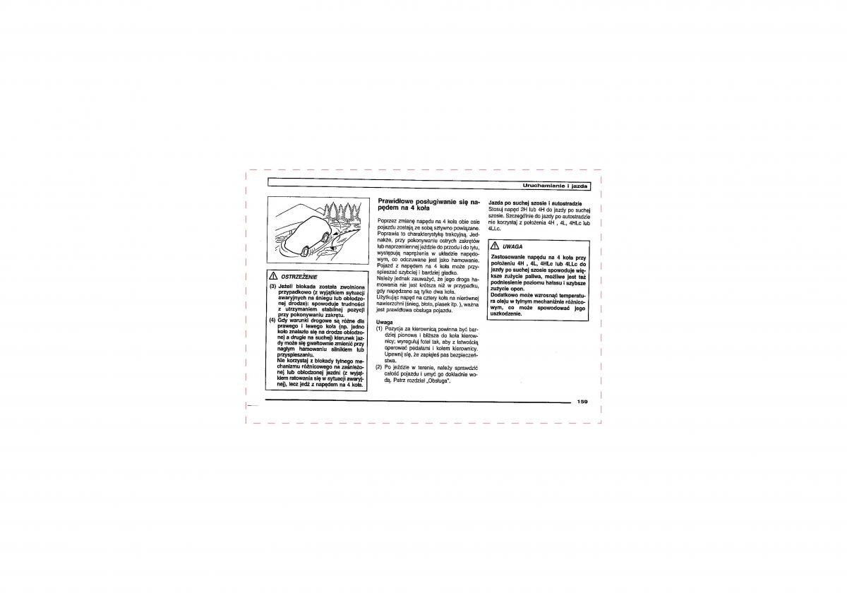 Mitsubishi Pajero III 3 instrukcja obslugi / page 159