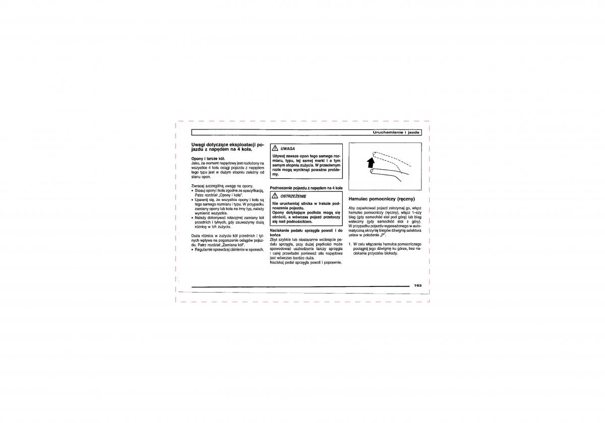 Mitsubishi Pajero III 3 instrukcja obslugi / page 163