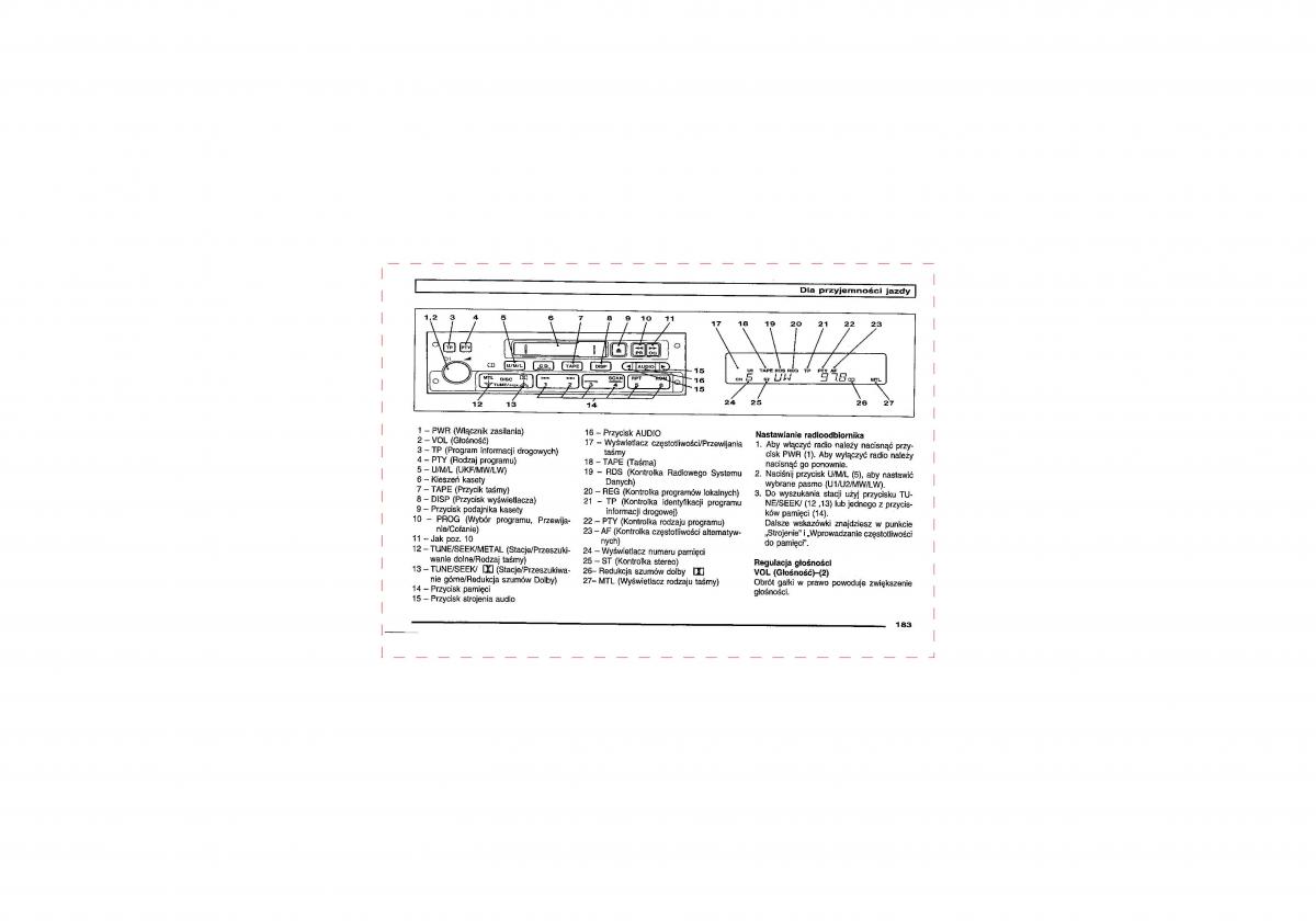 Mitsubishi Pajero III 3 instrukcja obslugi / page 181