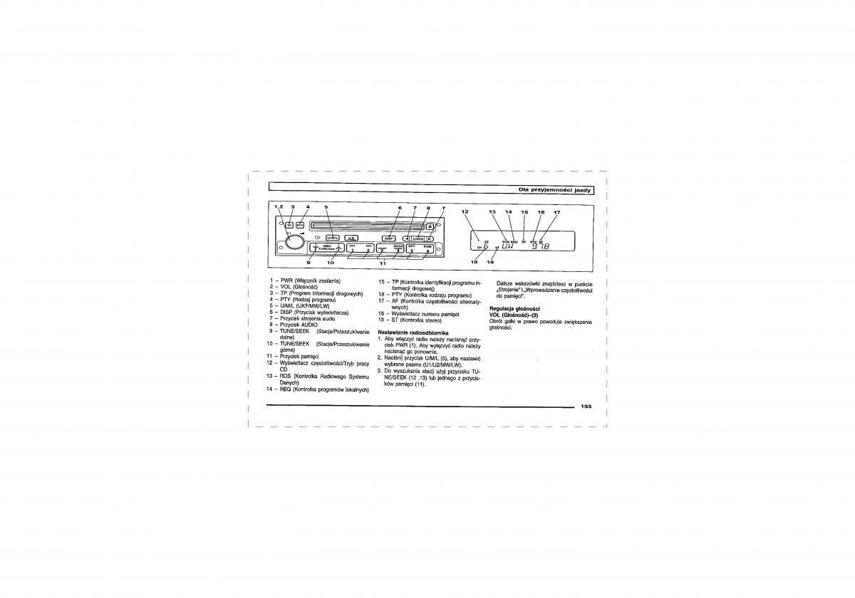 Mitsubishi Pajero III 3 instrukcja obslugi / page 191