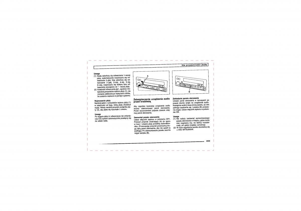 Mitsubishi Pajero III 3 instrukcja obslugi / page 201