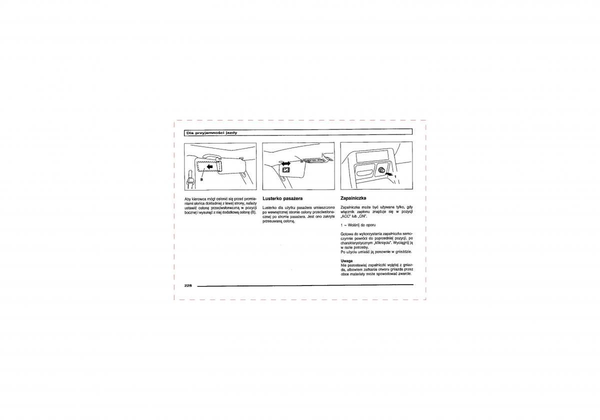 Mitsubishi Pajero III 3 instrukcja obslugi / page 228