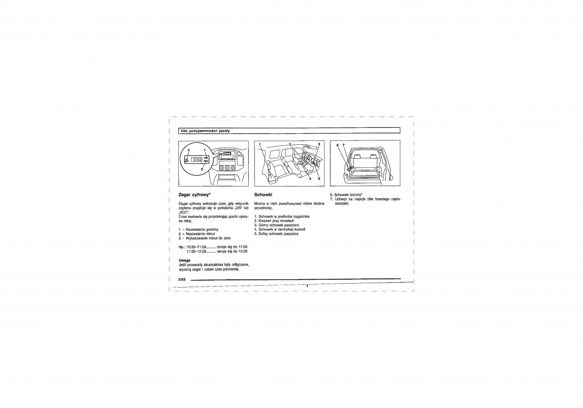 Mitsubishi Pajero III 3 instrukcja obslugi / page 232