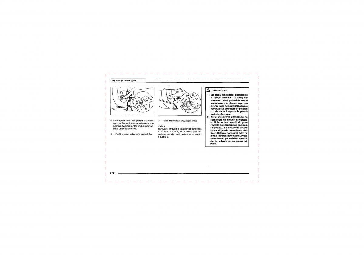 Mitsubishi Pajero III 3 instrukcja obslugi / page 250