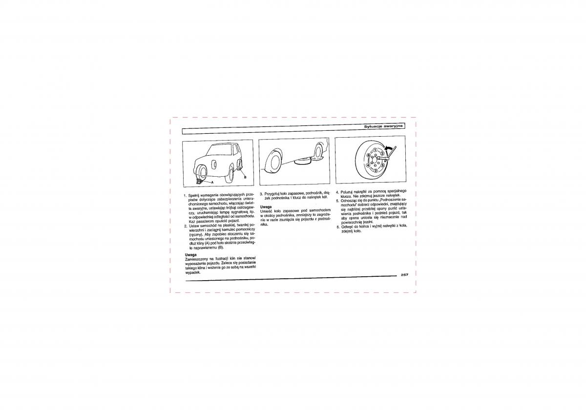 Mitsubishi Pajero III 3 instrukcja obslugi / page 255