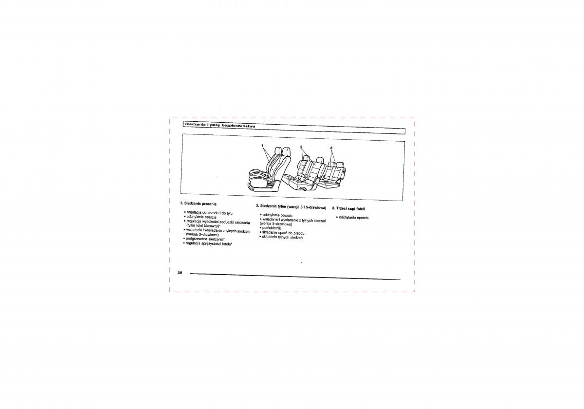 Mitsubishi Pajero III 3 instrukcja obslugi / page 28