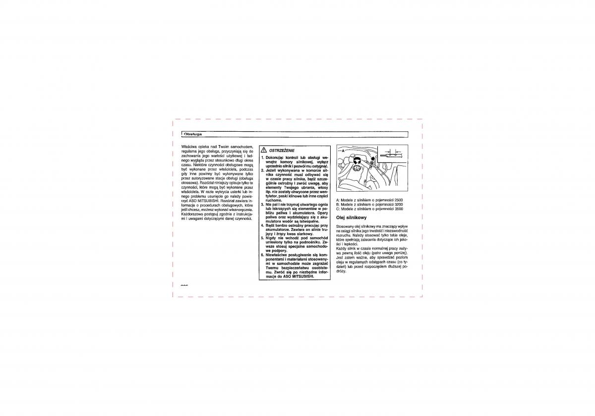 Mitsubishi Pajero III 3 instrukcja obslugi / page 284