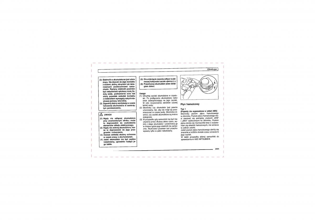 Mitsubishi Pajero III 3 instrukcja obslugi / page 289