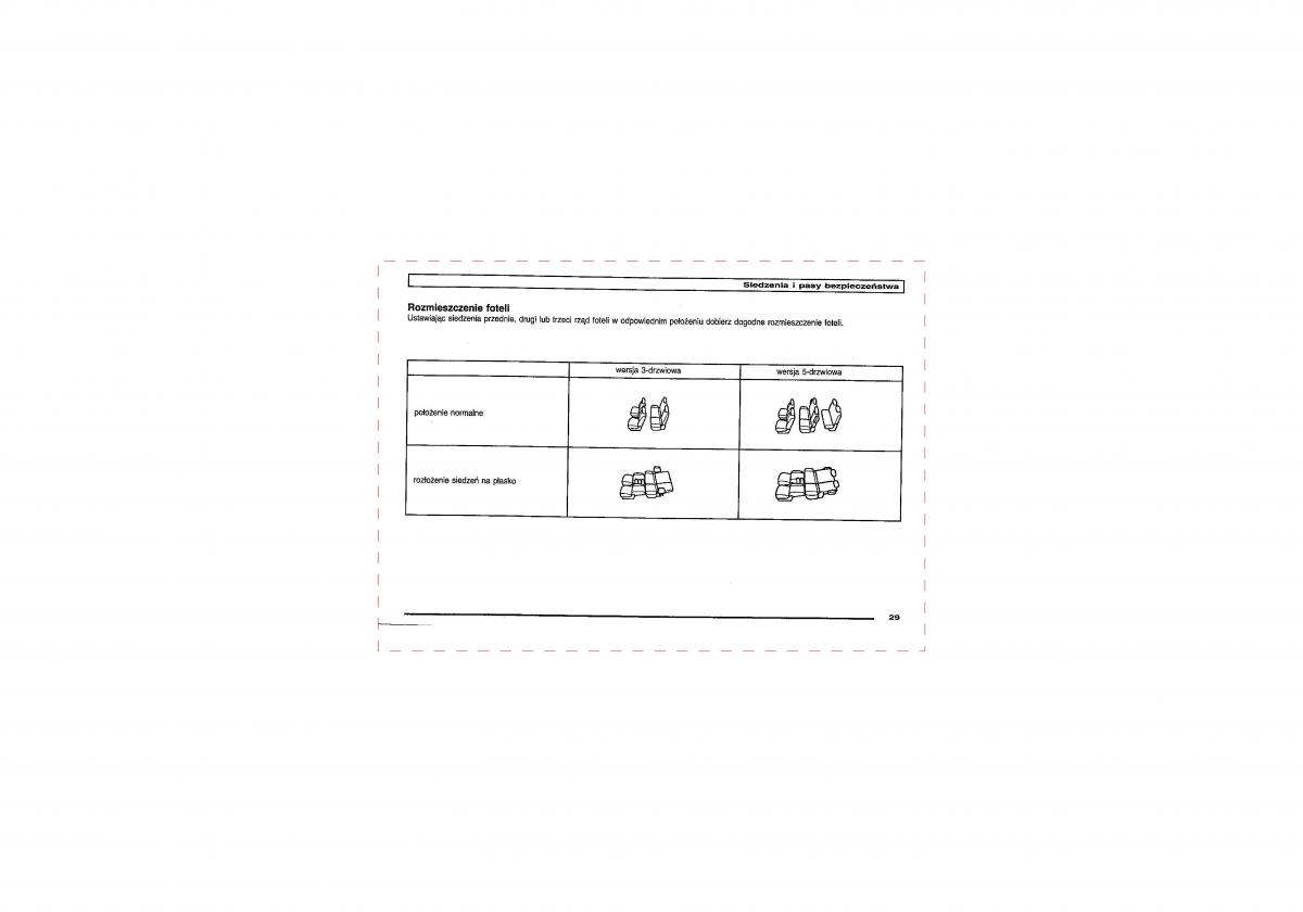 Mitsubishi Pajero III 3 instrukcja obslugi / page 29