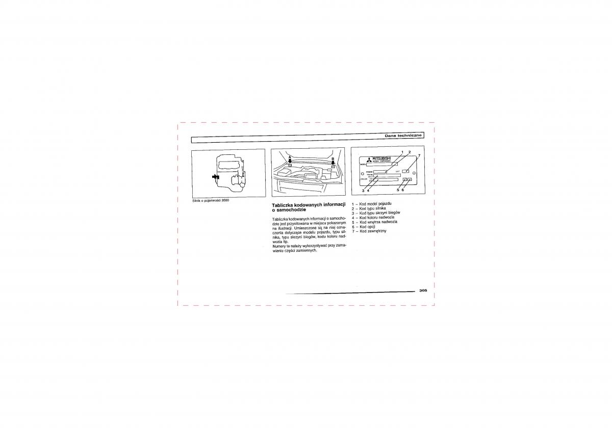 Mitsubishi Pajero III 3 instrukcja obslugi / page 303