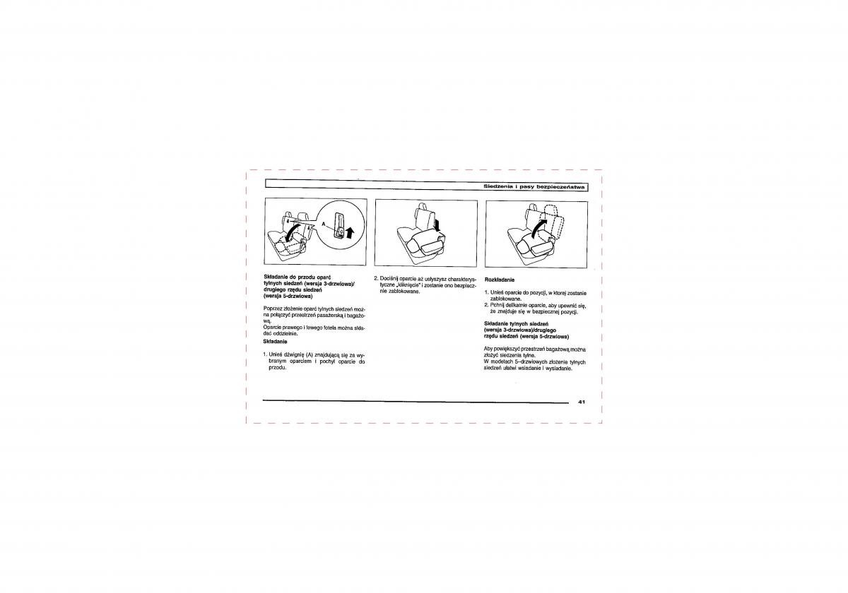 Mitsubishi Pajero III 3 instrukcja obslugi / page 41