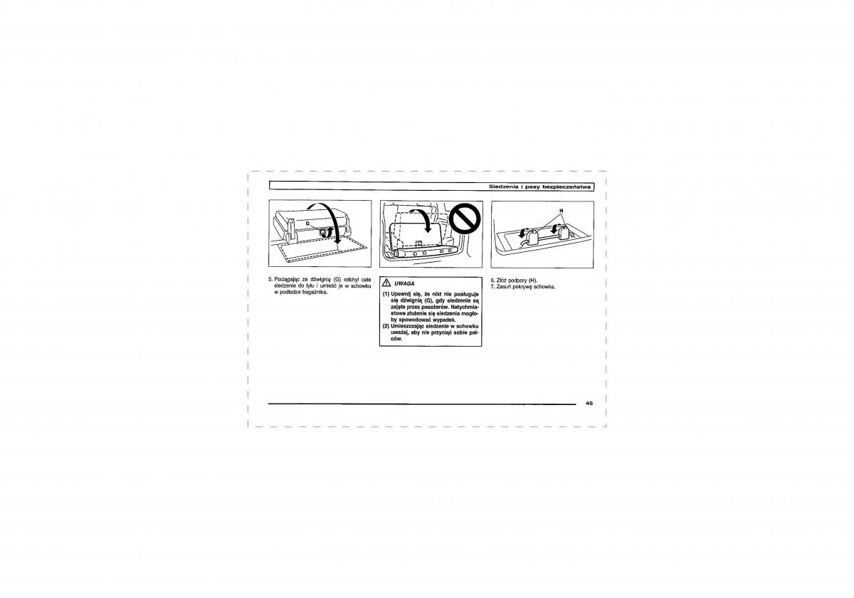 Mitsubishi Pajero III 3 instrukcja obslugi / page 45