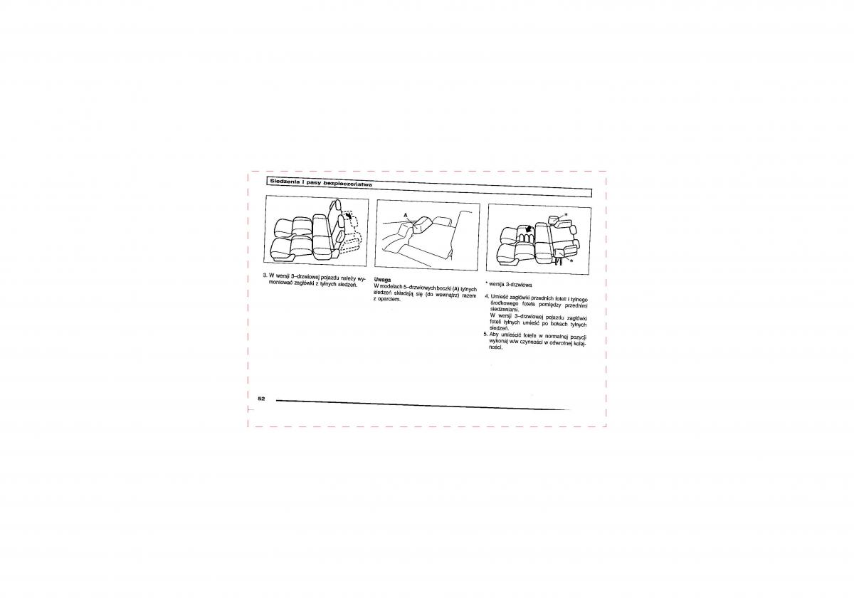 Mitsubishi Pajero III 3 instrukcja obslugi / page 52