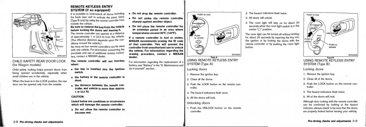 Nissan Patrol Y61 GR owners manual / page 57