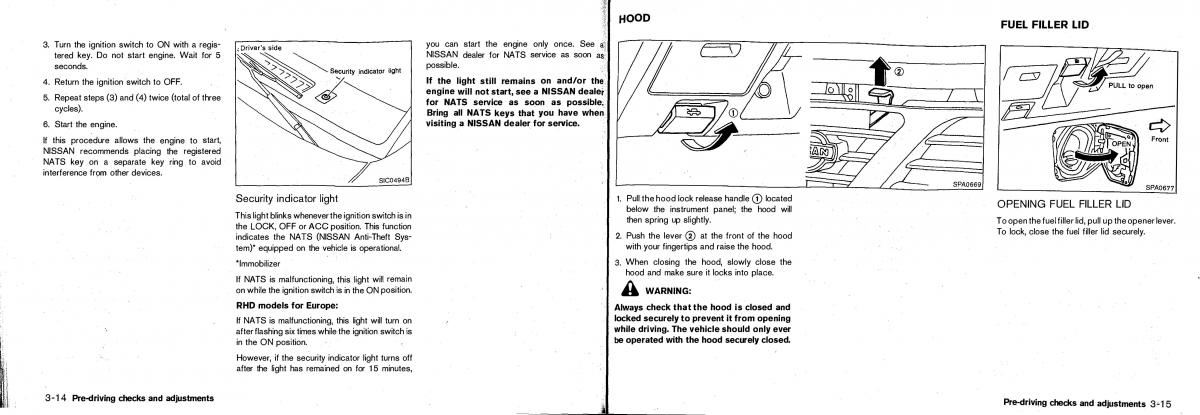 Nissan Patrol Y61 GR owners manual / page 60