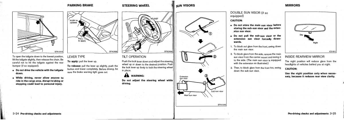 Nissan Patrol Y61 GR owners manual / page 65