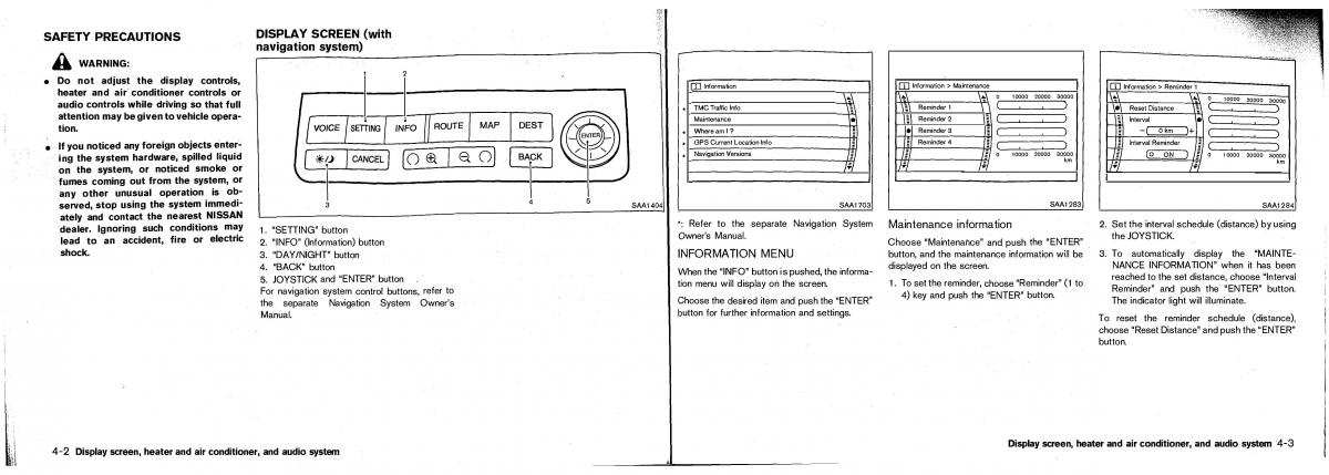 Nissan Patrol Y61 GR owners manual / page 68