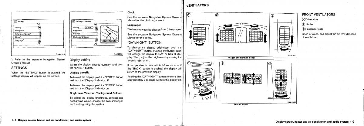 Nissan Patrol Y61 GR owners manual / page 69