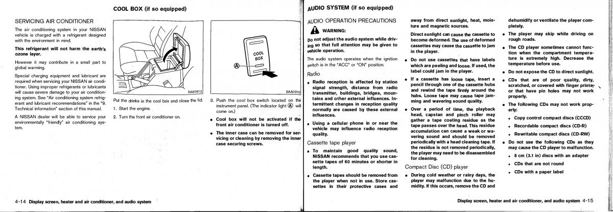 Nissan Patrol Y61 GR owners manual / page 74