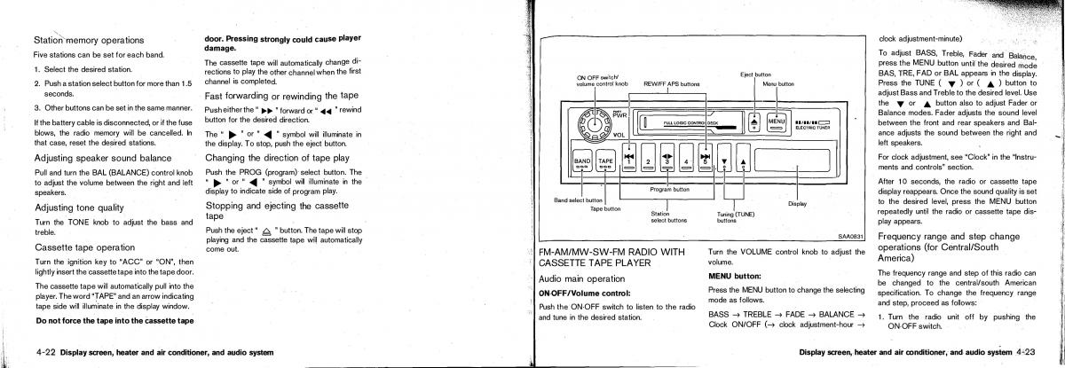 Nissan Patrol Y61 GR owners manual / page 78