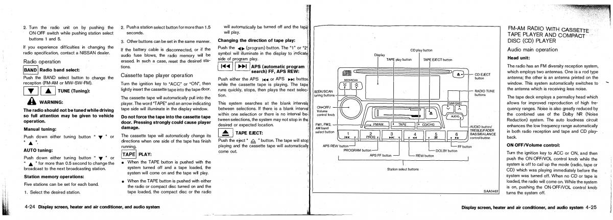 Nissan Patrol Y61 GR owners manual / page 79