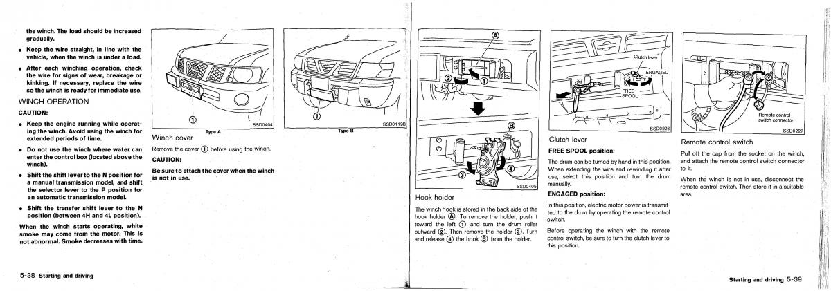 Nissan Patrol Y61 GR owners manual / page 113