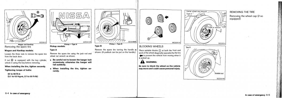 Nissan Patrol Y61 GR owners manual / page 116