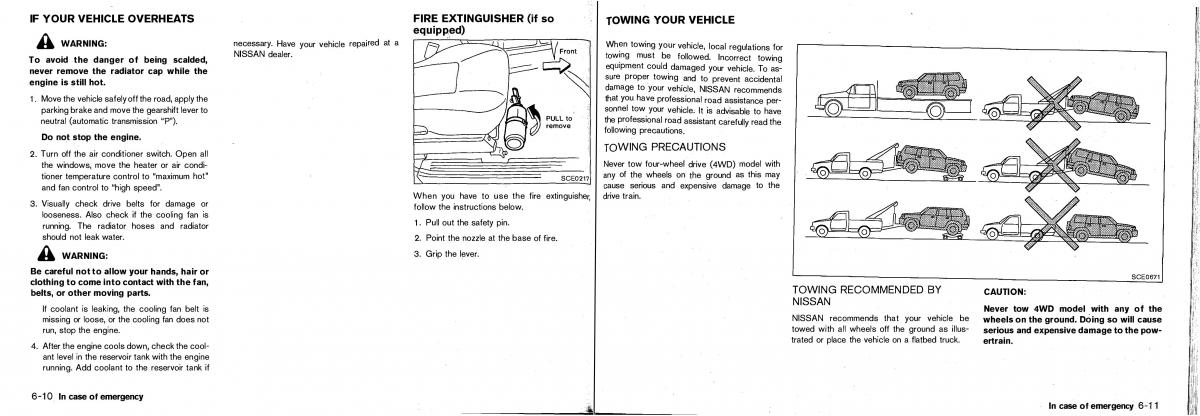 Nissan Patrol Y61 GR owners manual / page 119