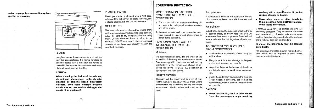 Nissan Patrol Y61 GR owners manual / page 122