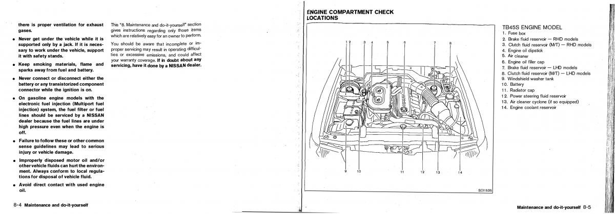 Nissan Patrol Y61 GR owners manual / page 125