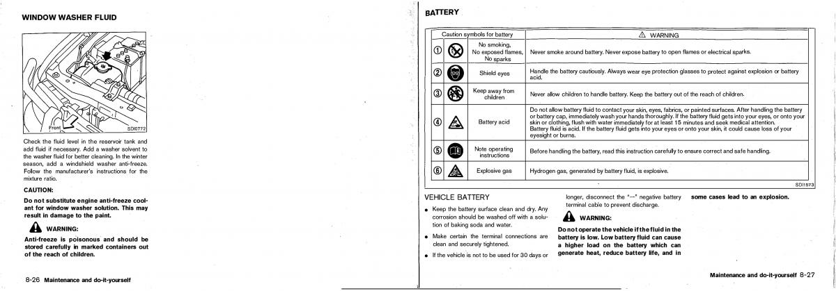 Nissan Patrol Y61 GR owners manual / page 136