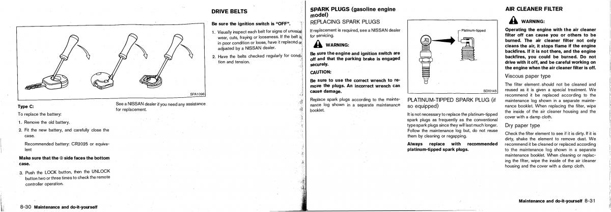 Nissan Patrol Y61 GR owners manual / page 138