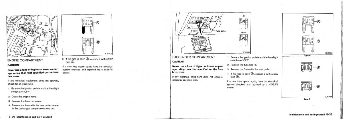 Nissan Patrol Y61 GR owners manual / page 141