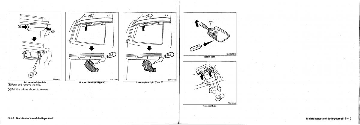 Nissan Patrol Y61 GR owners manual / page 145